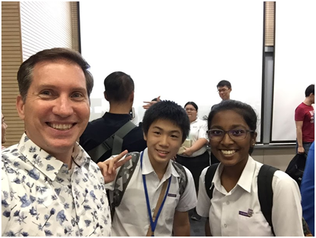 Celebrity moments: A selfie with our Deputy Director (Translational Team), Chris Boesch