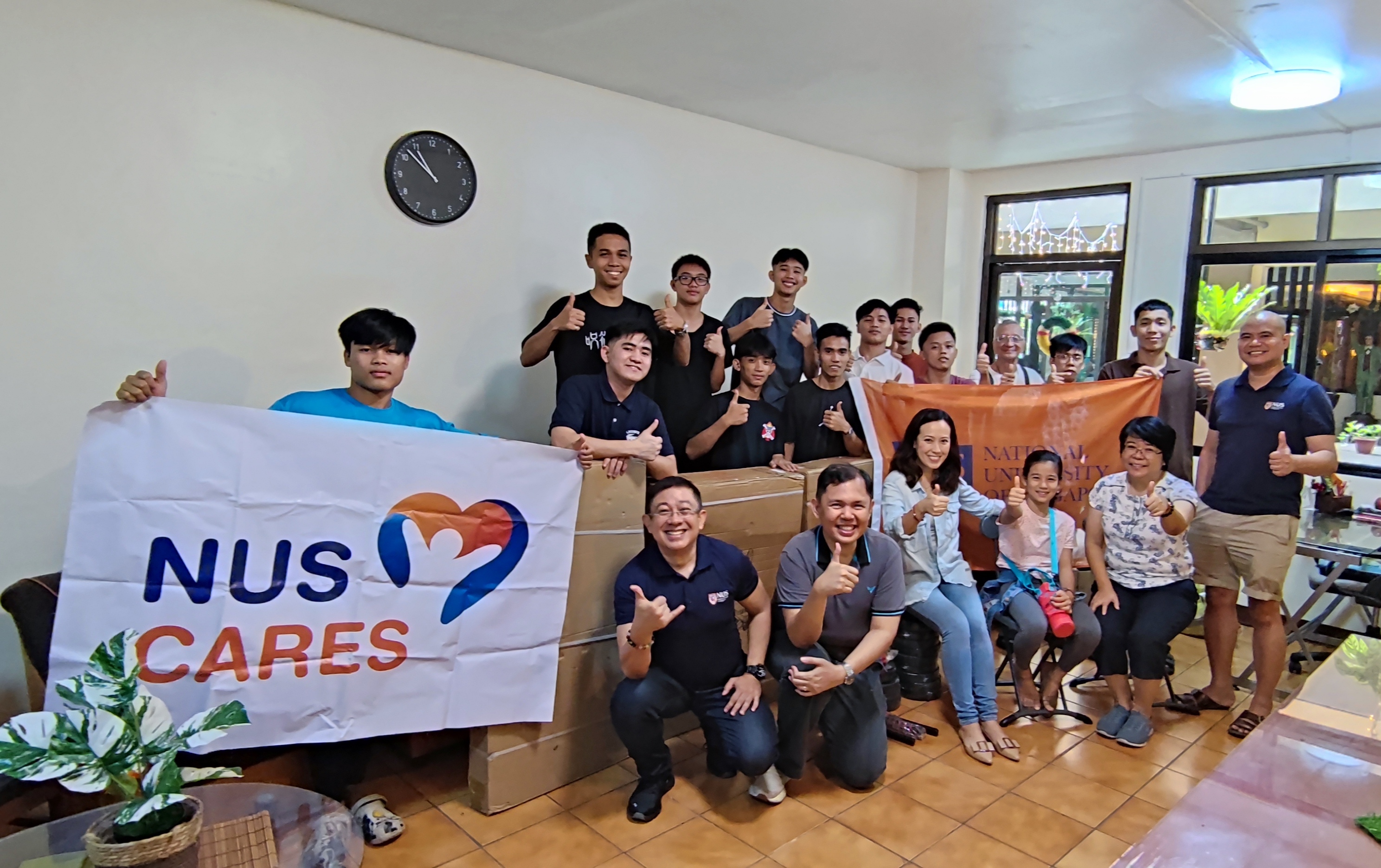 NUS Alumni Overseas Chapter Manila Visits Don Bosco Pugad Center