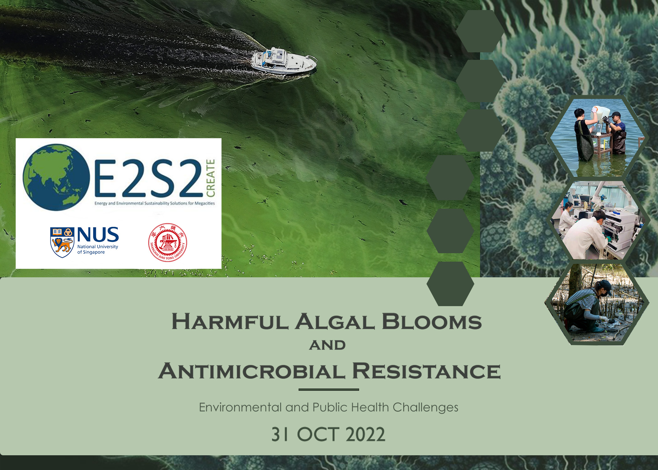 Algae Bloom and Antimicrobial Poster