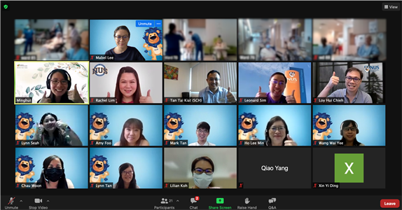 Virtual Meet-up with Outram Community Hospital & Sengkang Community Hospital
