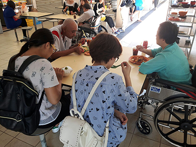 Outing with the Elderly from Moral Welfare Home