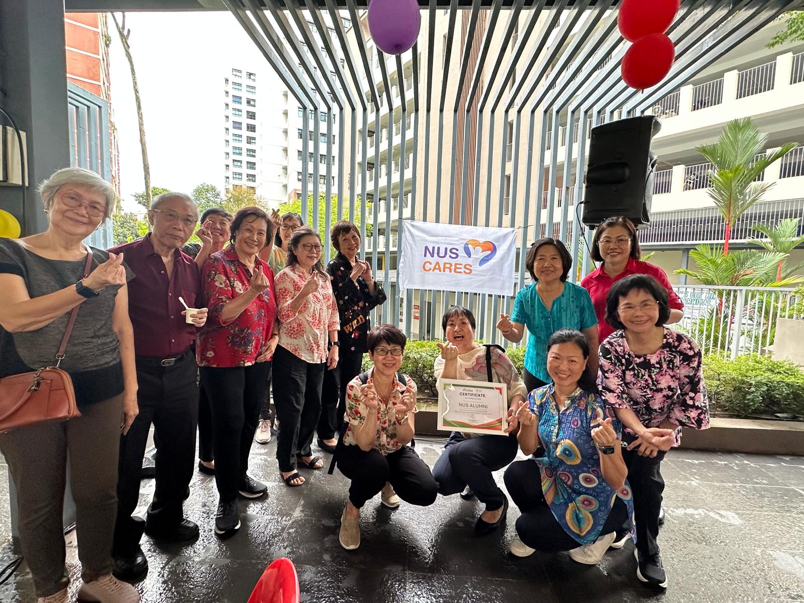 NUS Alumni Singalong Celebrates International Day of Older Persons at Martha Active Ageing Centre