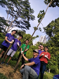 NUS Day of Service at Chestnut Nature Park