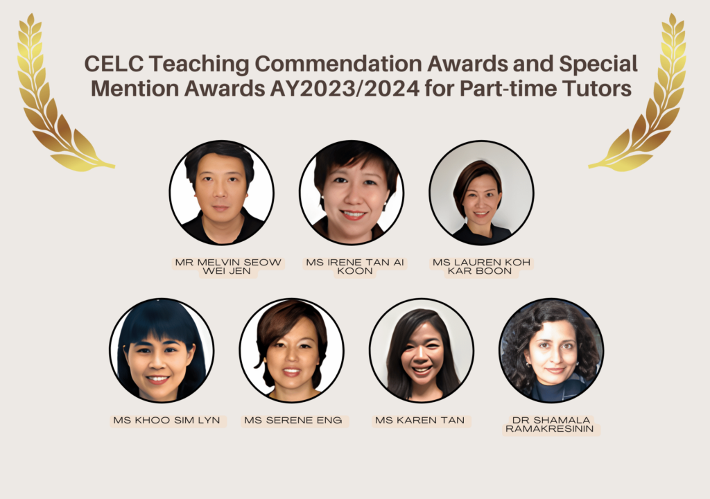 CELC Teaching Commendation Awards PT