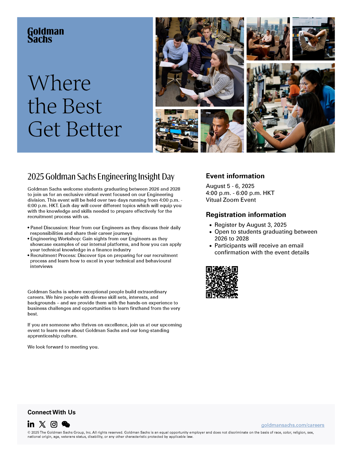 2025 Goldman Sachs Engineering Insight Day EDM image