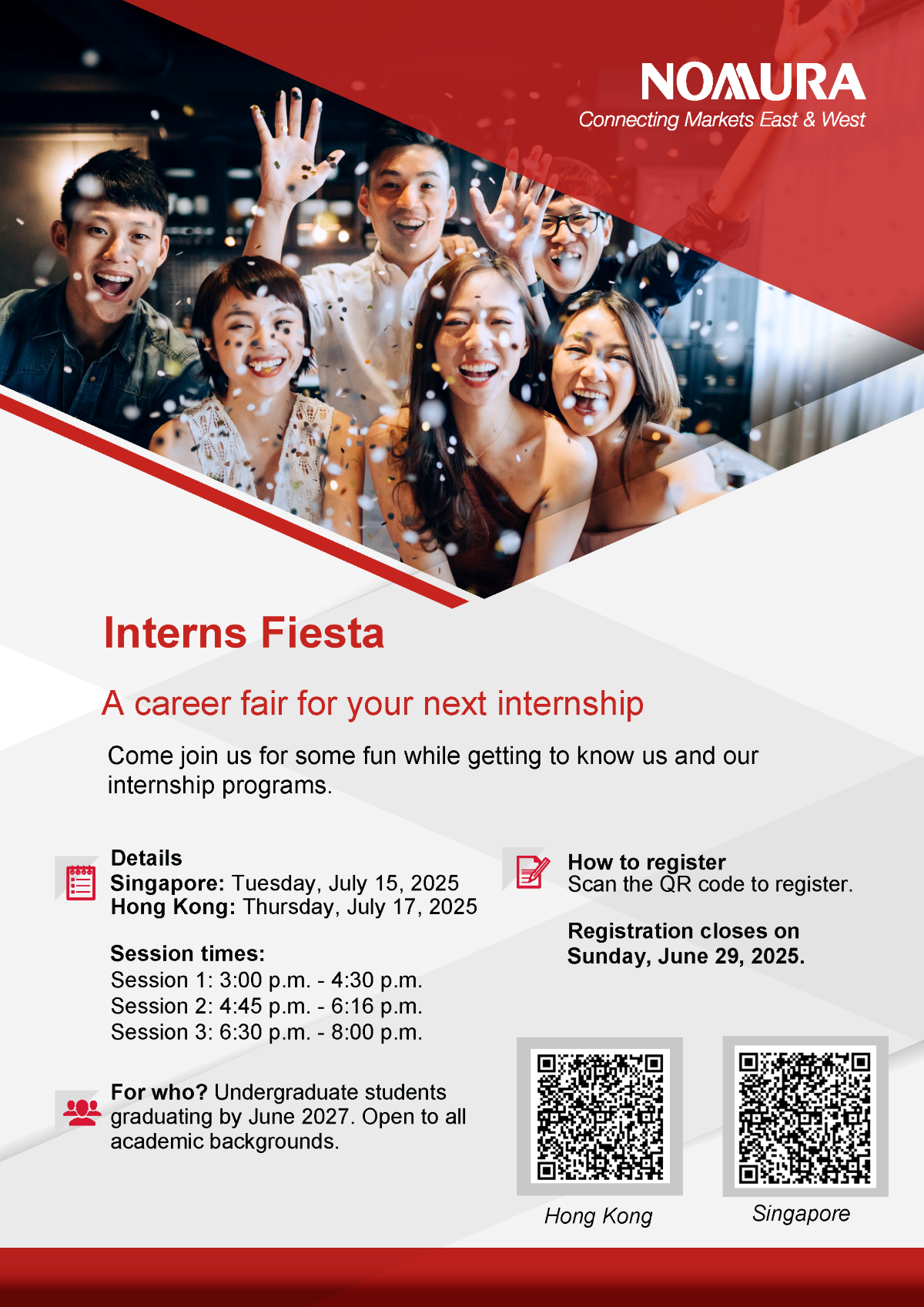 2025 Interns Fiesta - Singapore EDM image