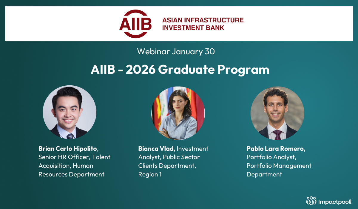 AIIB: 2026 Graduate Program Sharing Session EDM image
