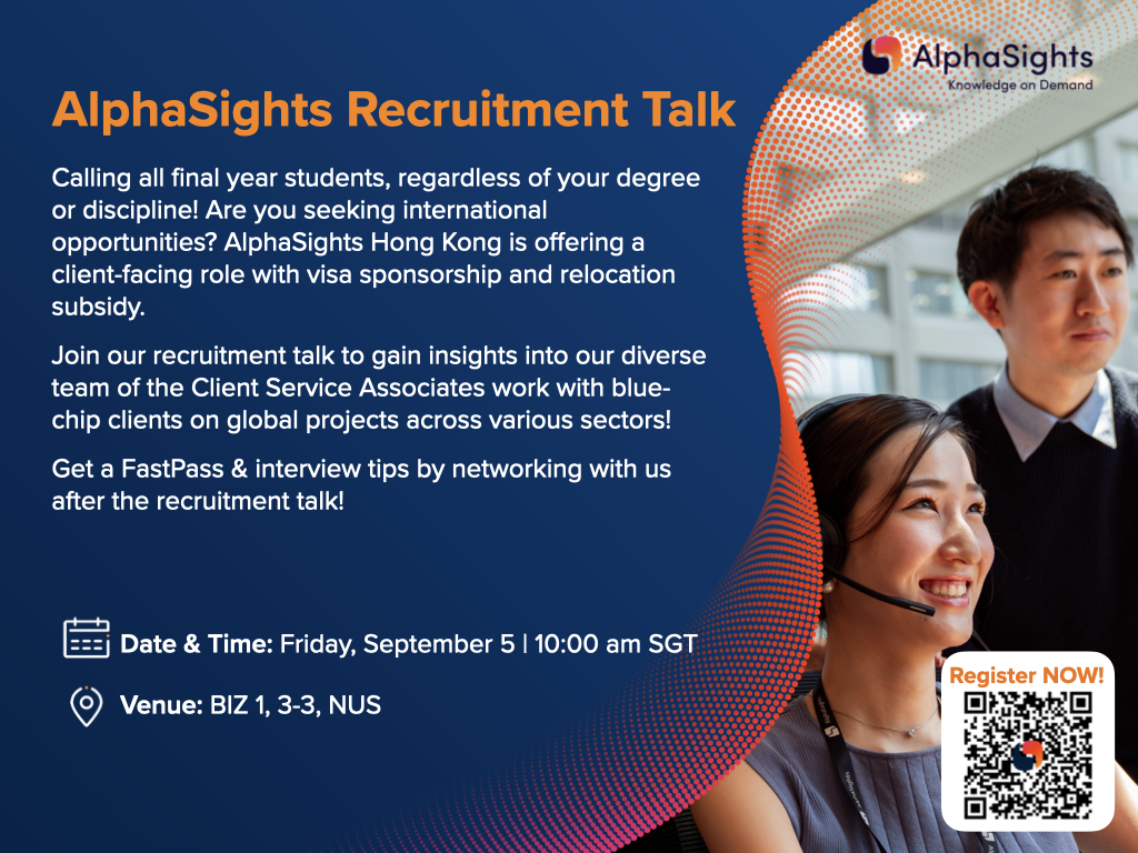 AlphaSights Recruitment Talk 2025 EDM image