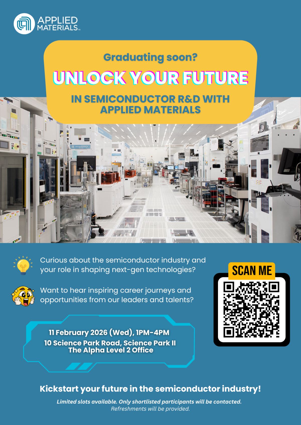 Applied Materials R&D Tea Session 2026 EDM image