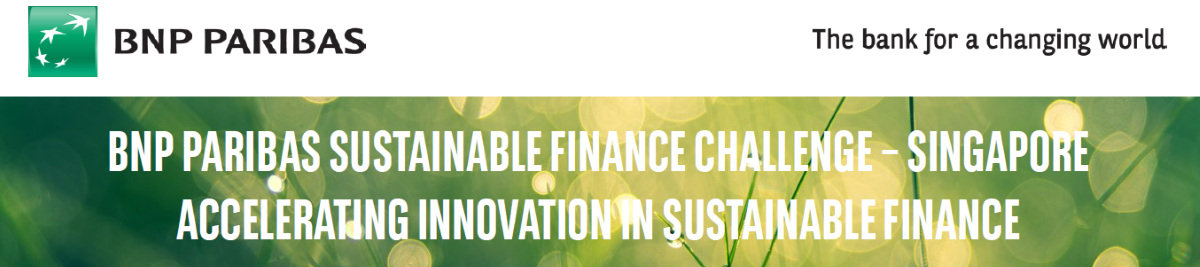 BNP Paribas Sustainable Finance Challenge Singapore 2026 : Accelerating Innovation in Sustainable Finance EDM image