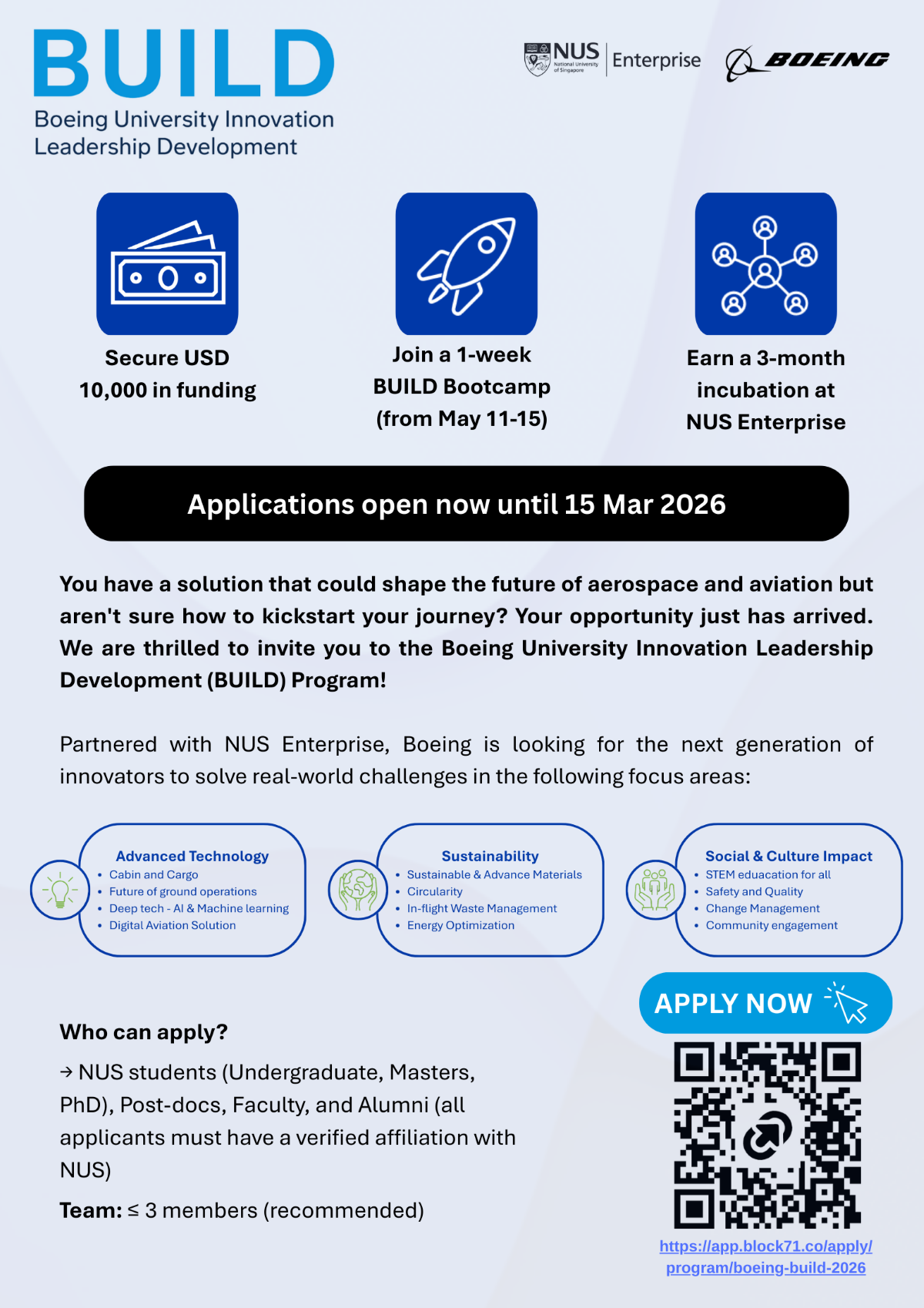 Boeing University Innovation Leadership Development (BUILD) Program EDM image