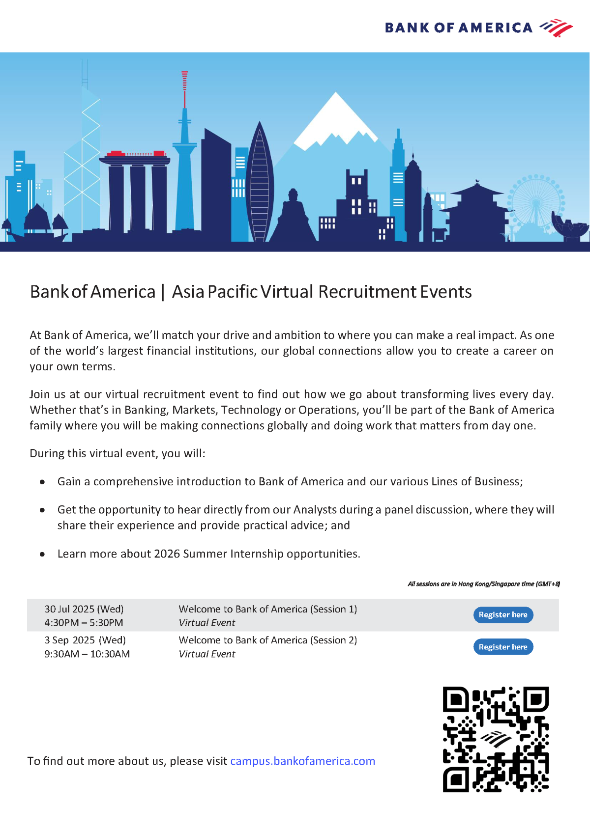 Welcome to Bank of America (Session 2) EDM image