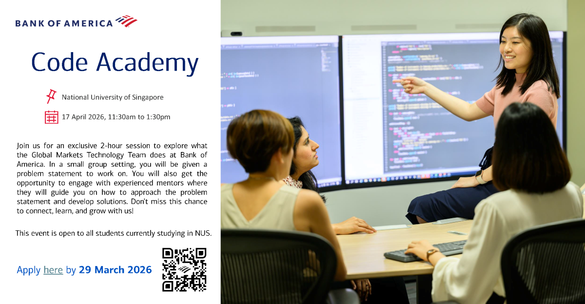 Code Academy with Global Markets Technology Team EDM image