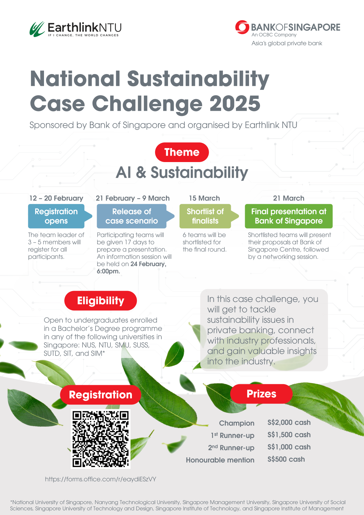 National Sustainability Case Challenge 2025 EDM image