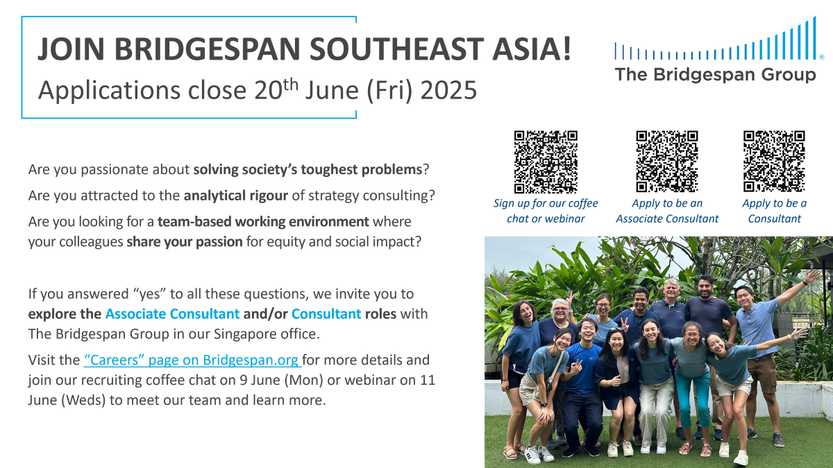 Learn more about Bridgespan in SEA - 2025 EDM image