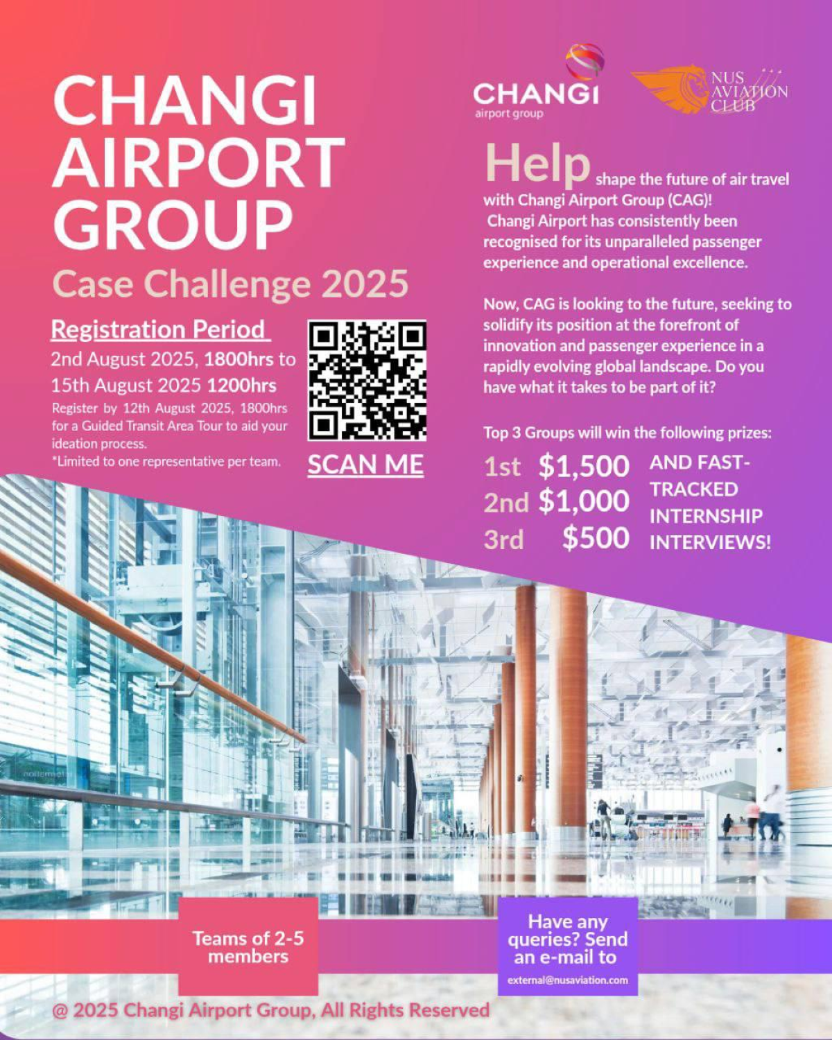 Changi Airport Group Case Competition 2025 EDM image