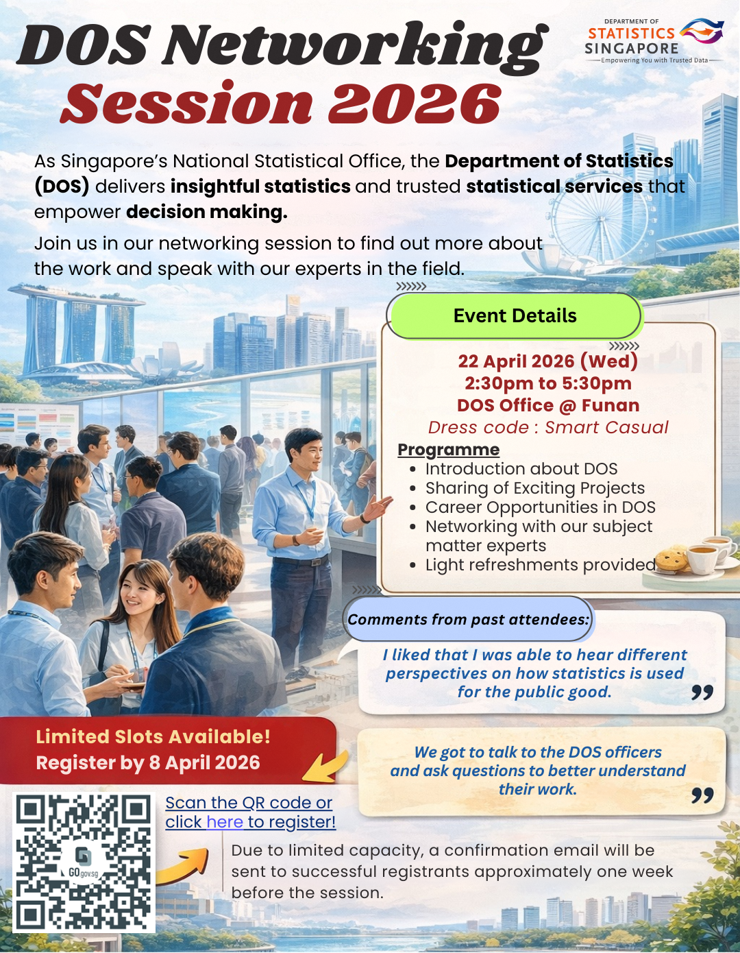 Department Of Statistics (DOS) Networking Session EDM image