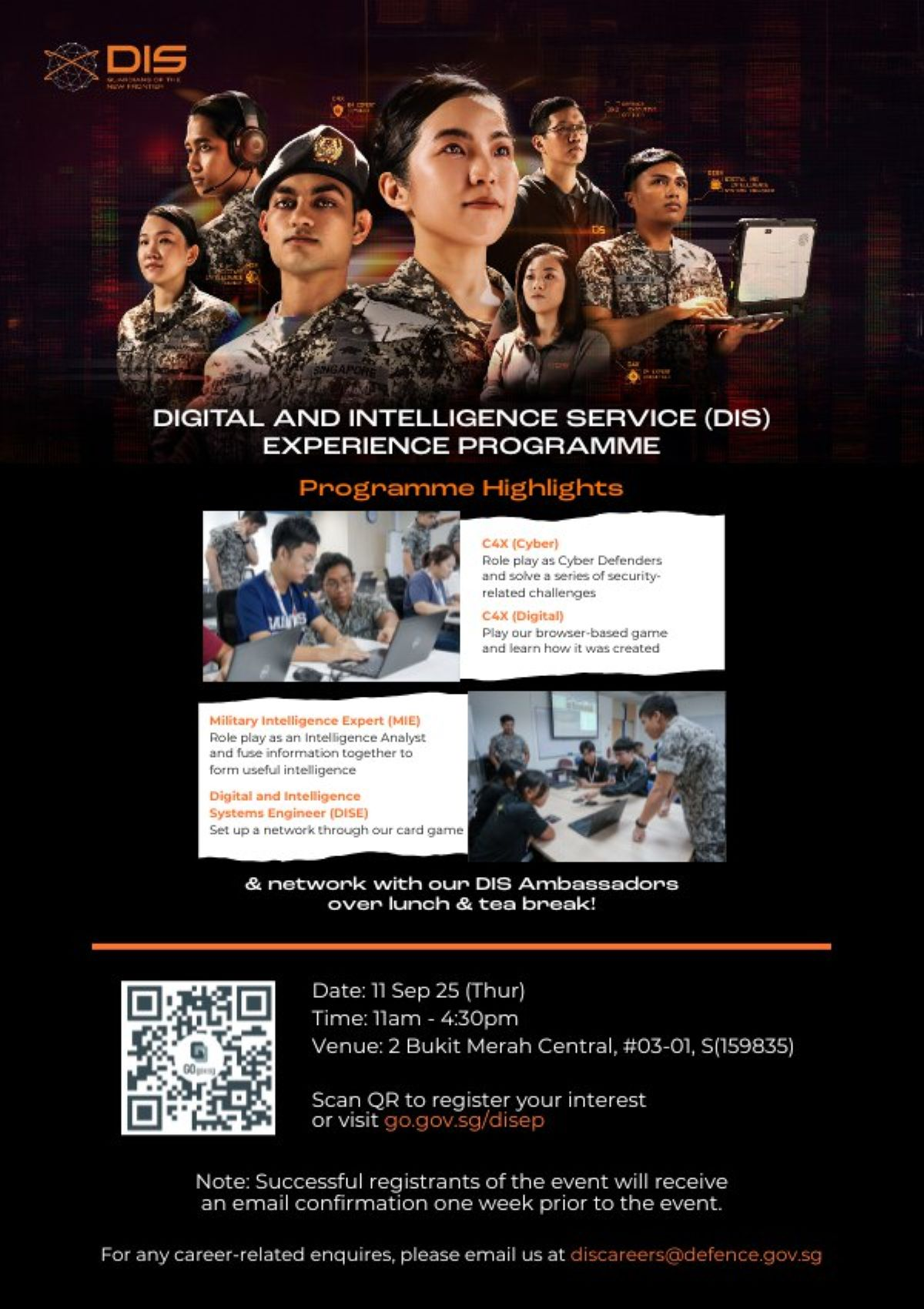 Digital and Intelligence Service Experience Programme (DISEP) 2025 EDM image