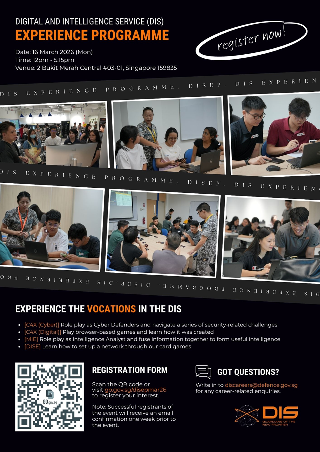 DIS Experience Programme Mar 2026 EDM image
