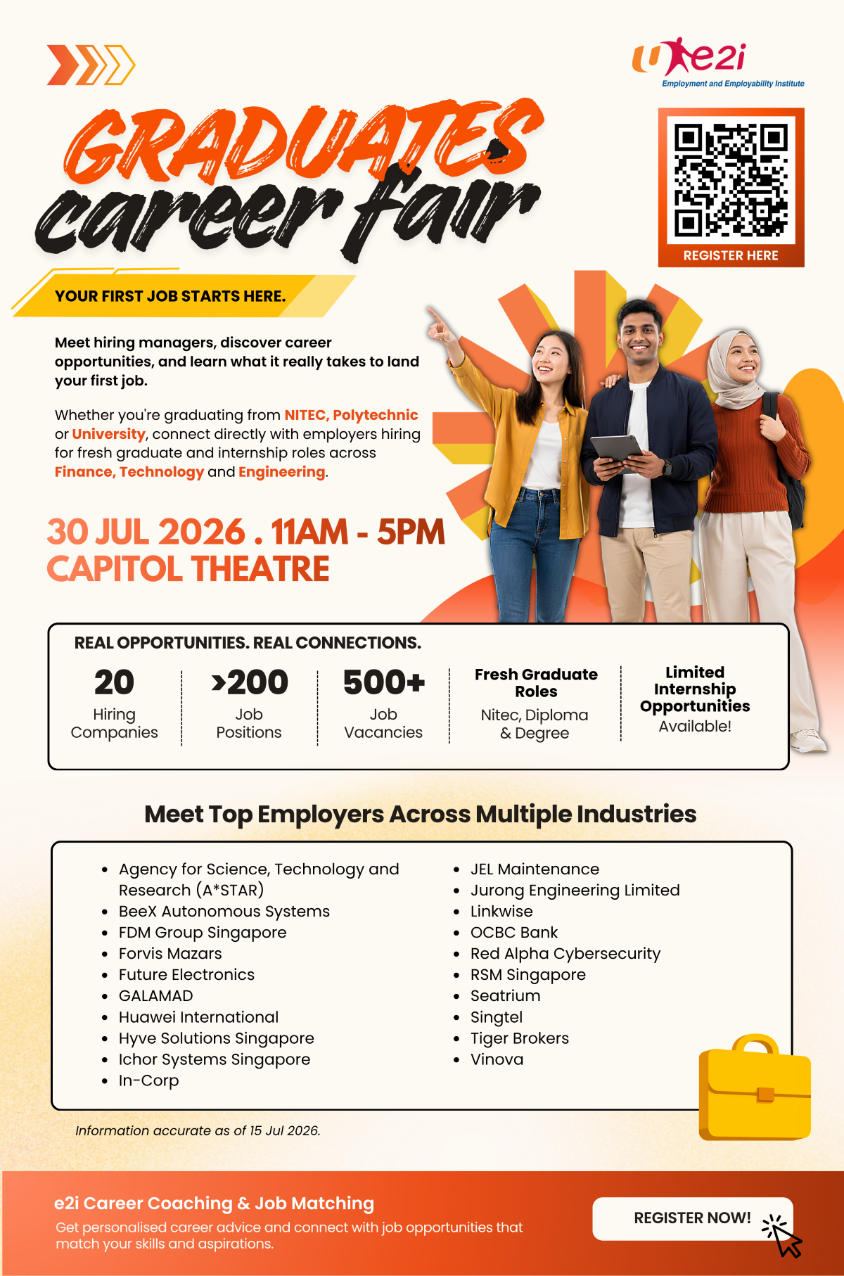 GRADUATES CAREER FAIR 2026 EDM image