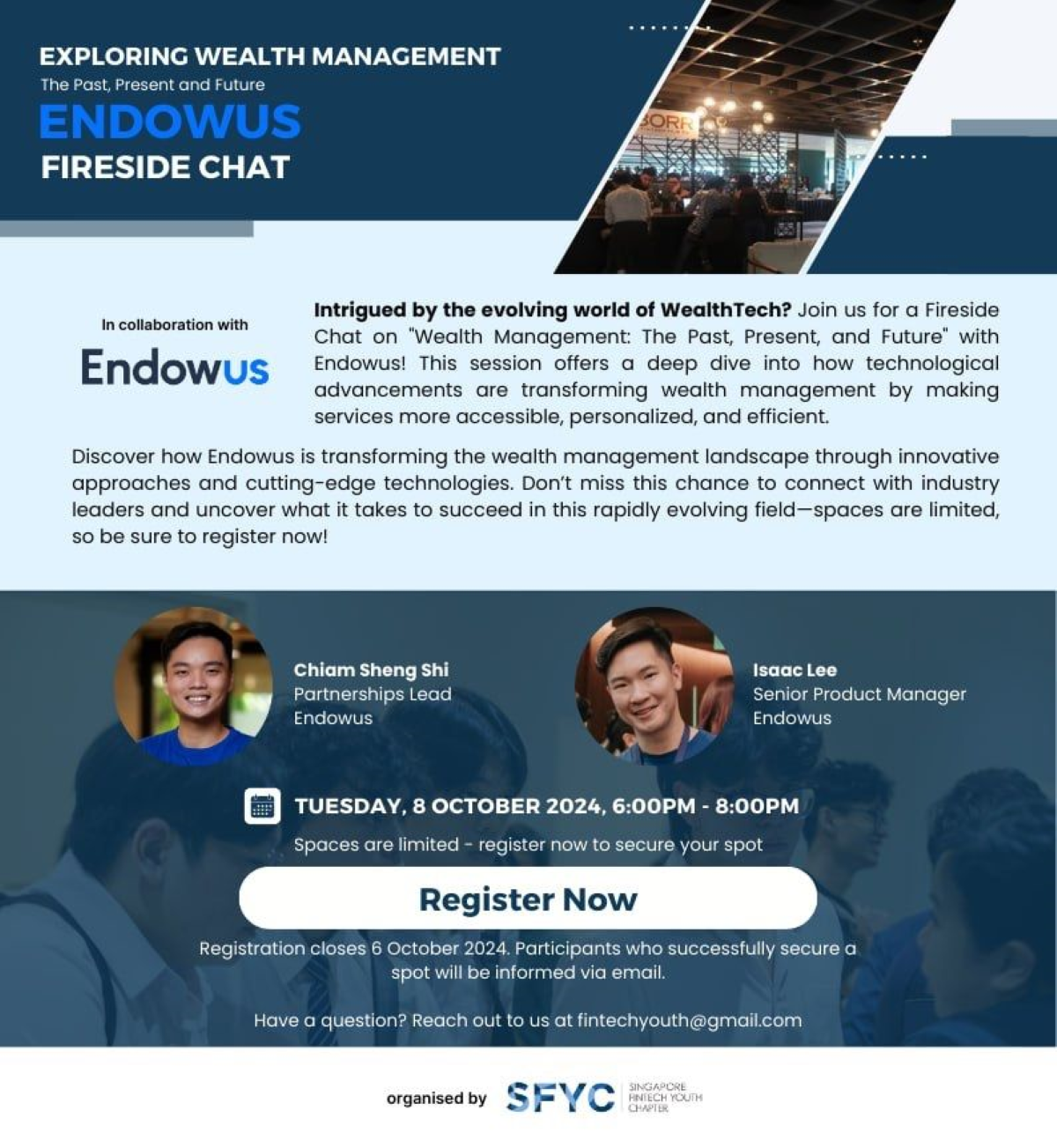 SFYC x Endowus Fireside Chat 2024 EDM image