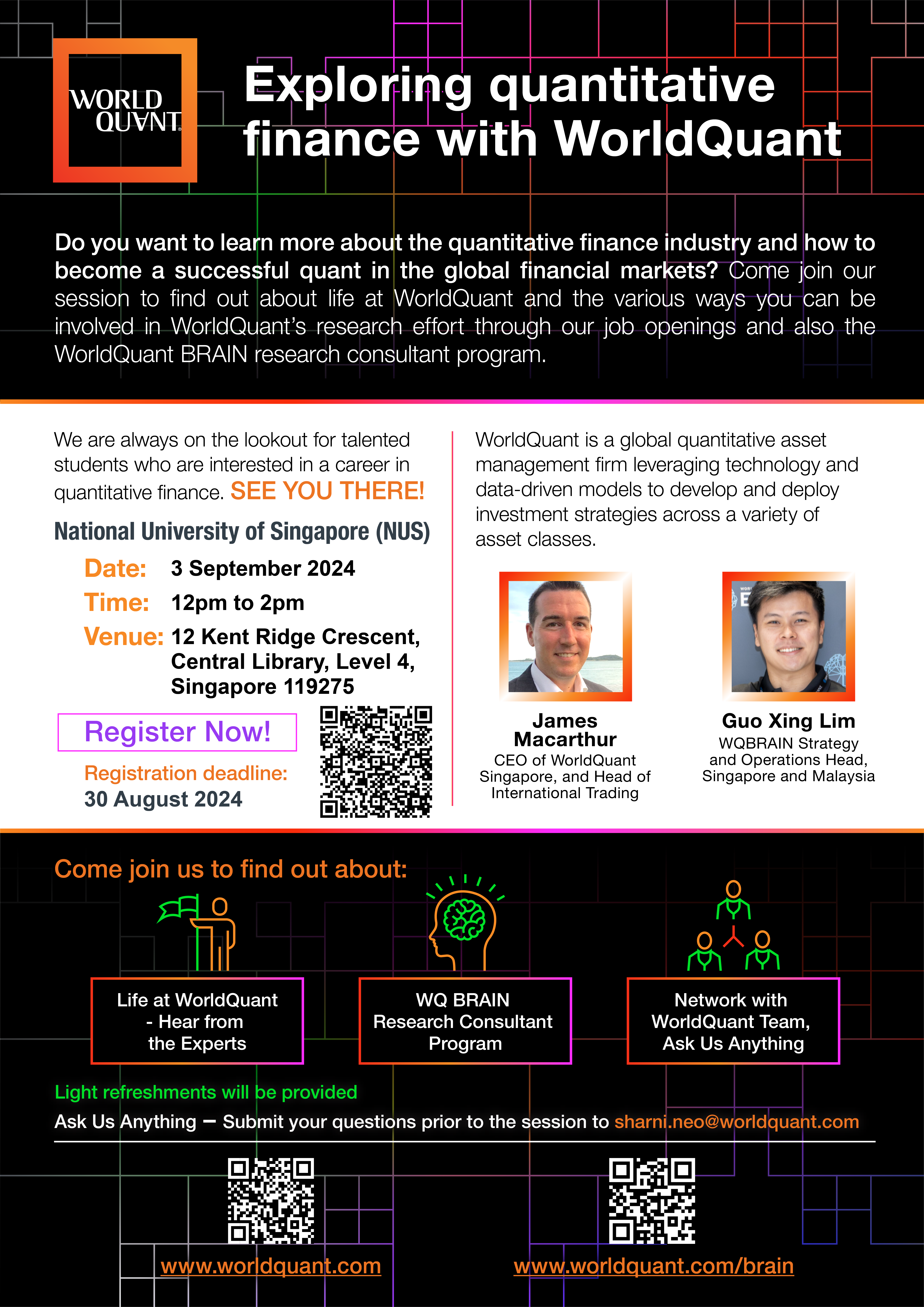 Exploring Quantitative Finance with WorldQuant  EDM image