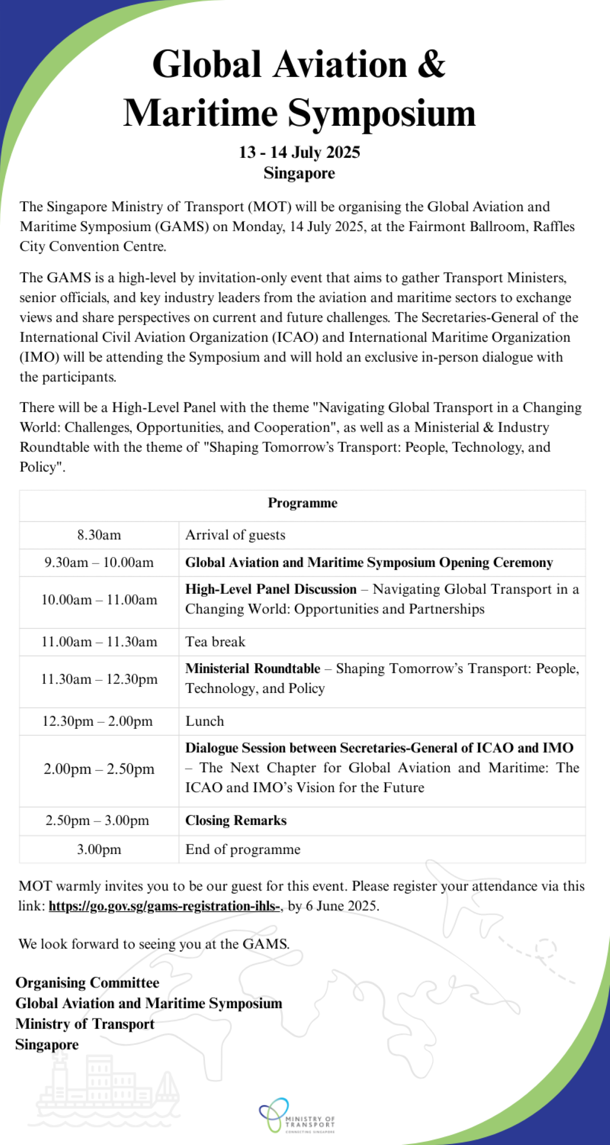 Global Aviation and Maritime Symposium 2025 EDM image