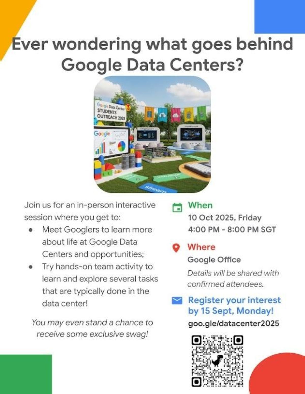 Google Data Center Student Outreach 2025 EDM image