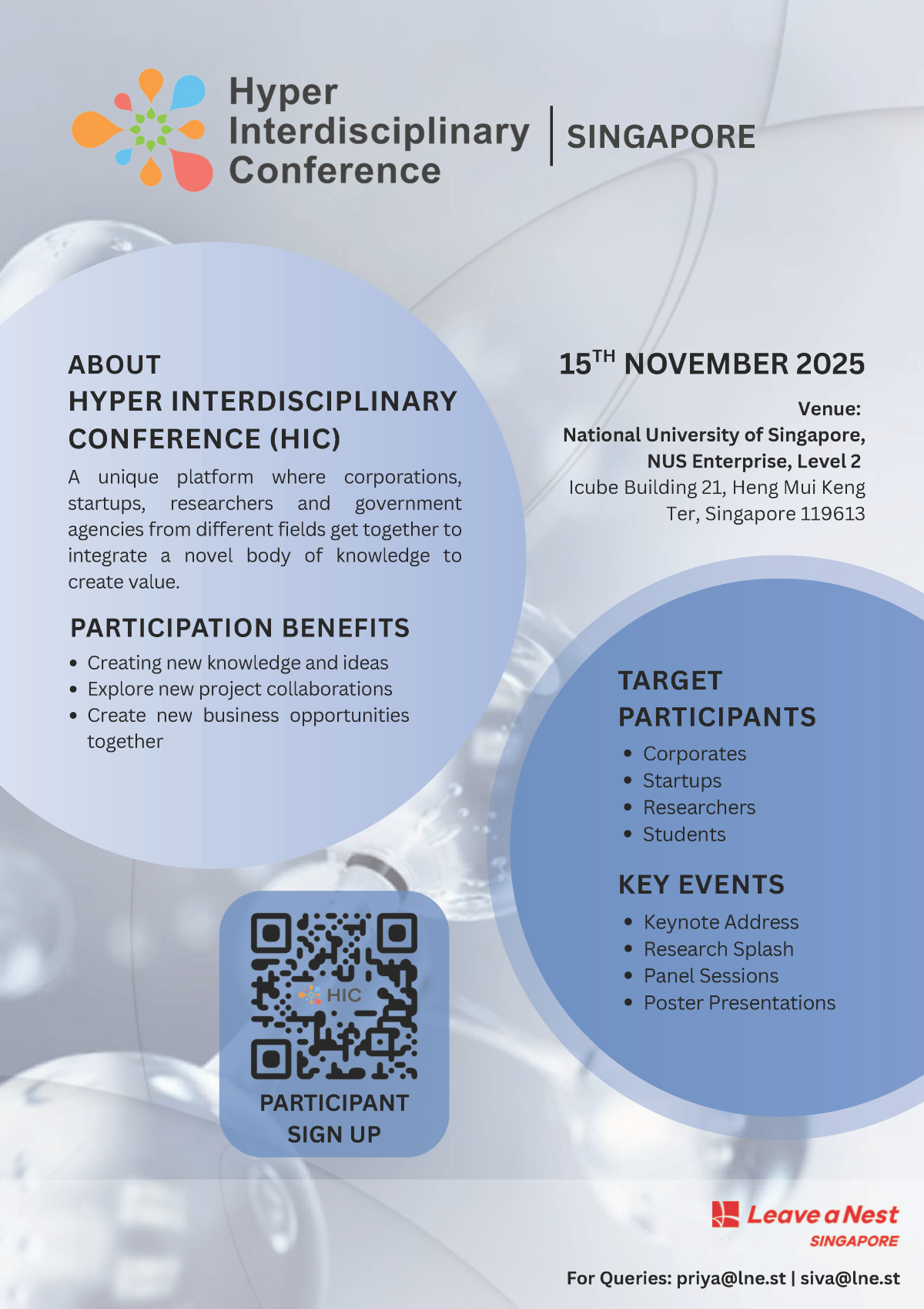 Hyper Interdisciplinary Conference Singapore 2025 EDM image