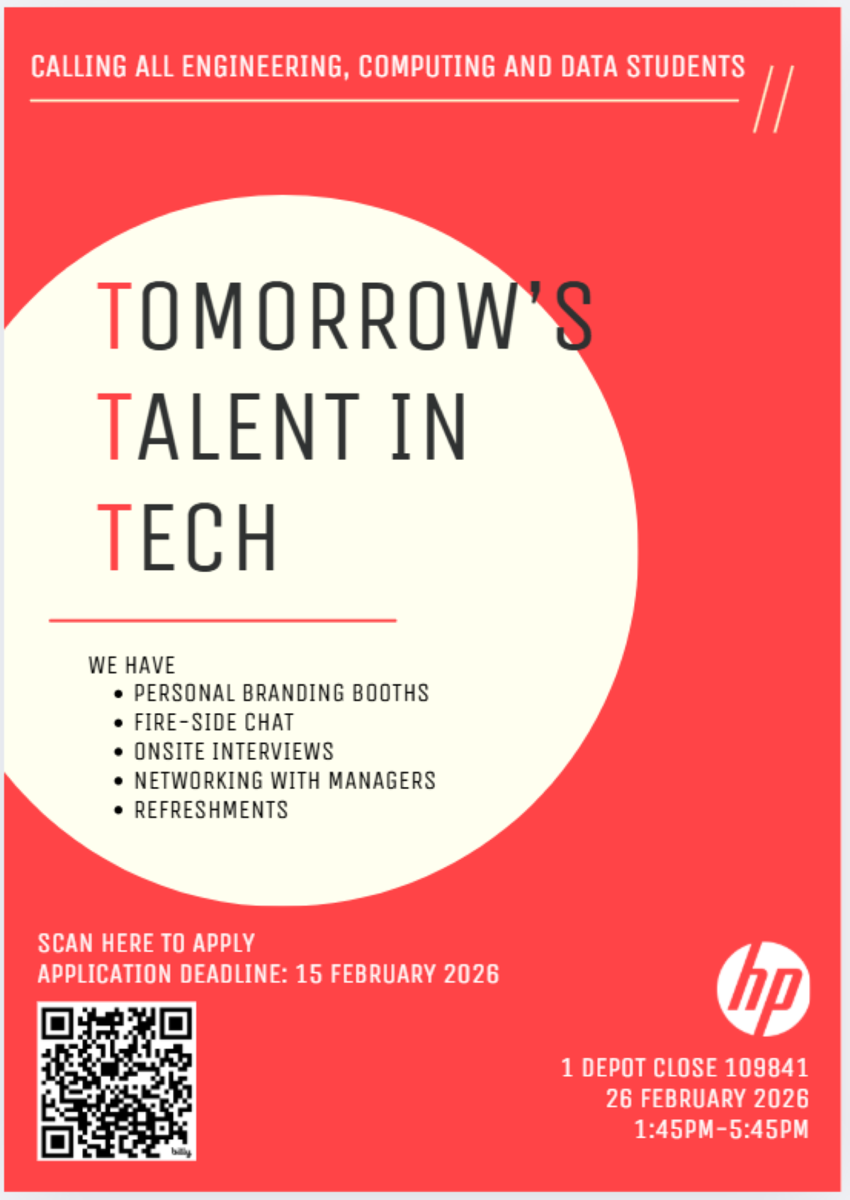 HP Career Fair 2026 EDM image