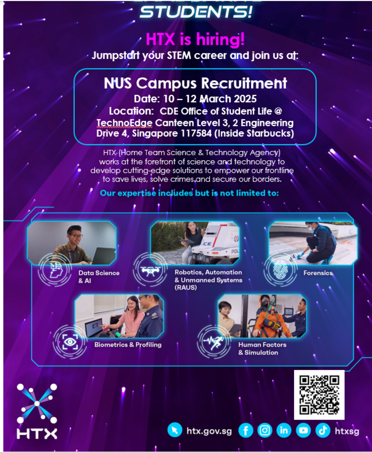 [Deadline extended to 6 Mar Thurs 12pm] HTX NUS On-Campus Recruitment EDM image