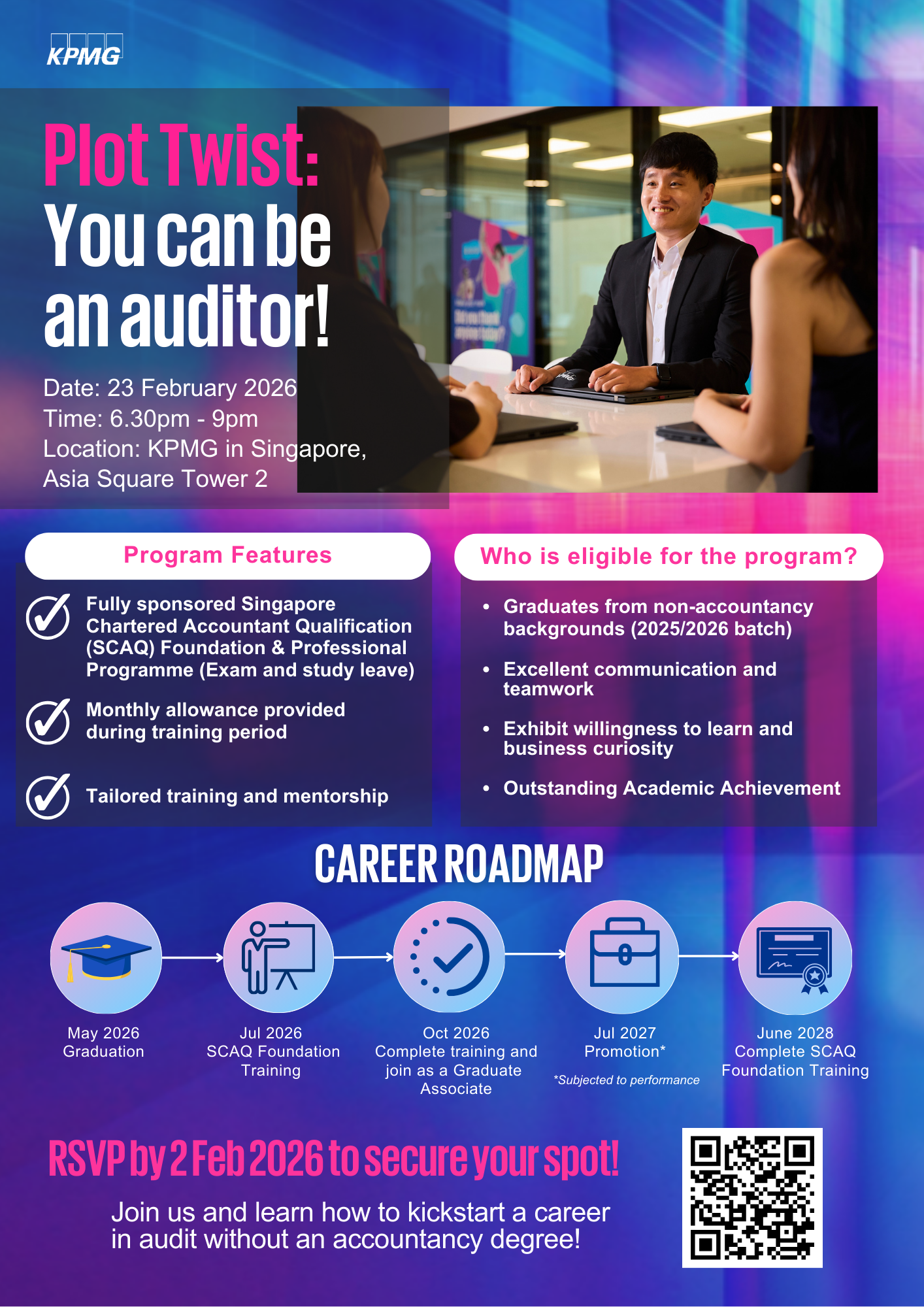 KPMG’s Non-Accountancy Graduate (NAG) Programme 2026 EDM image