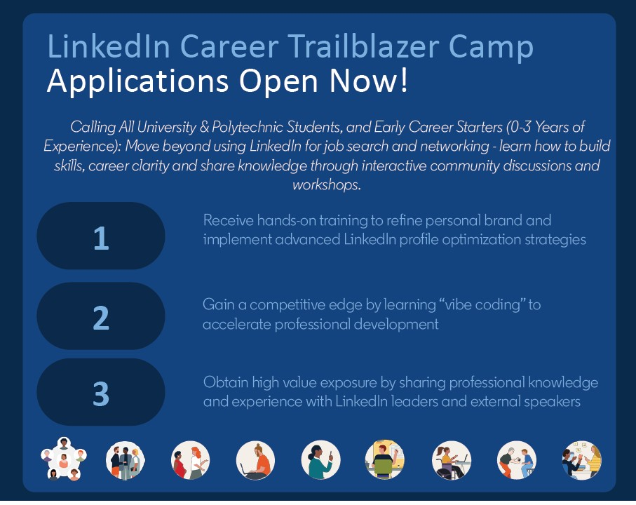 LinkedIn Career Trailblazer Camp  EDM image