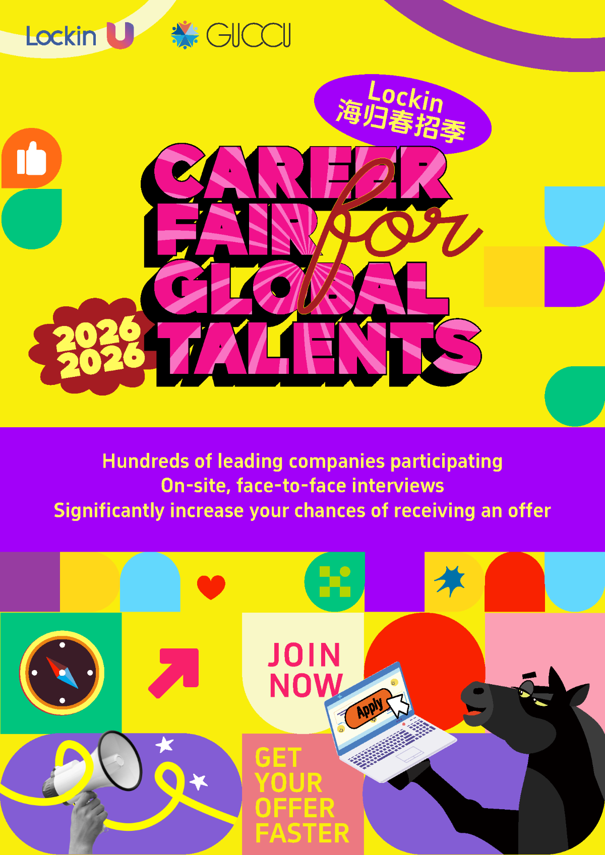 Lockin Career Fair for Global Talents EDM image
