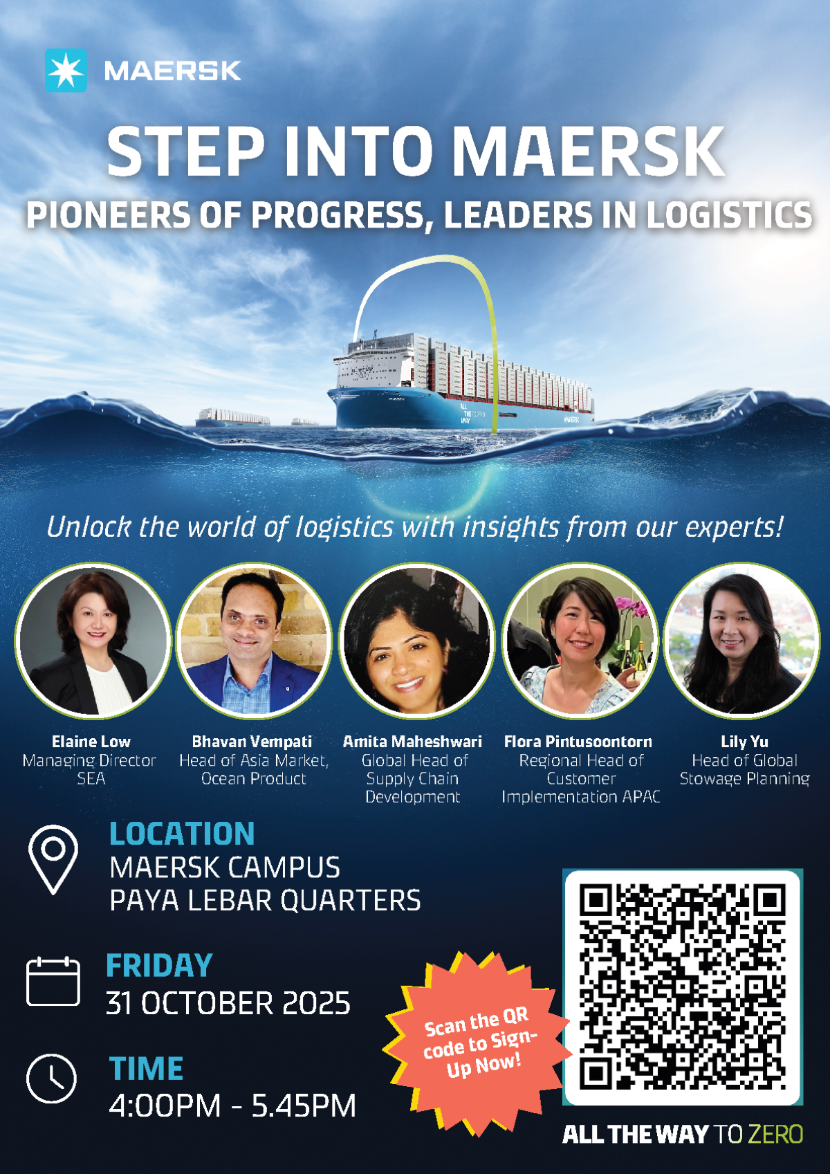 Step into Maersk – Pioneers of Progress, Leaders in Logistics EDM image