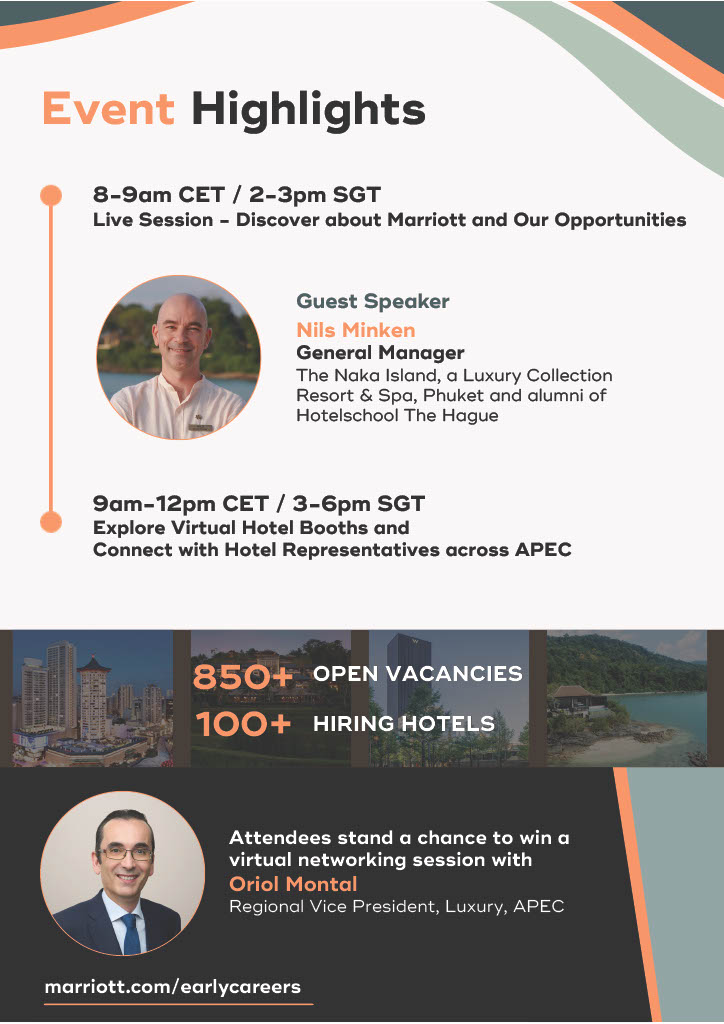 Marriott International APEC College Virtual Career Fair EDM image