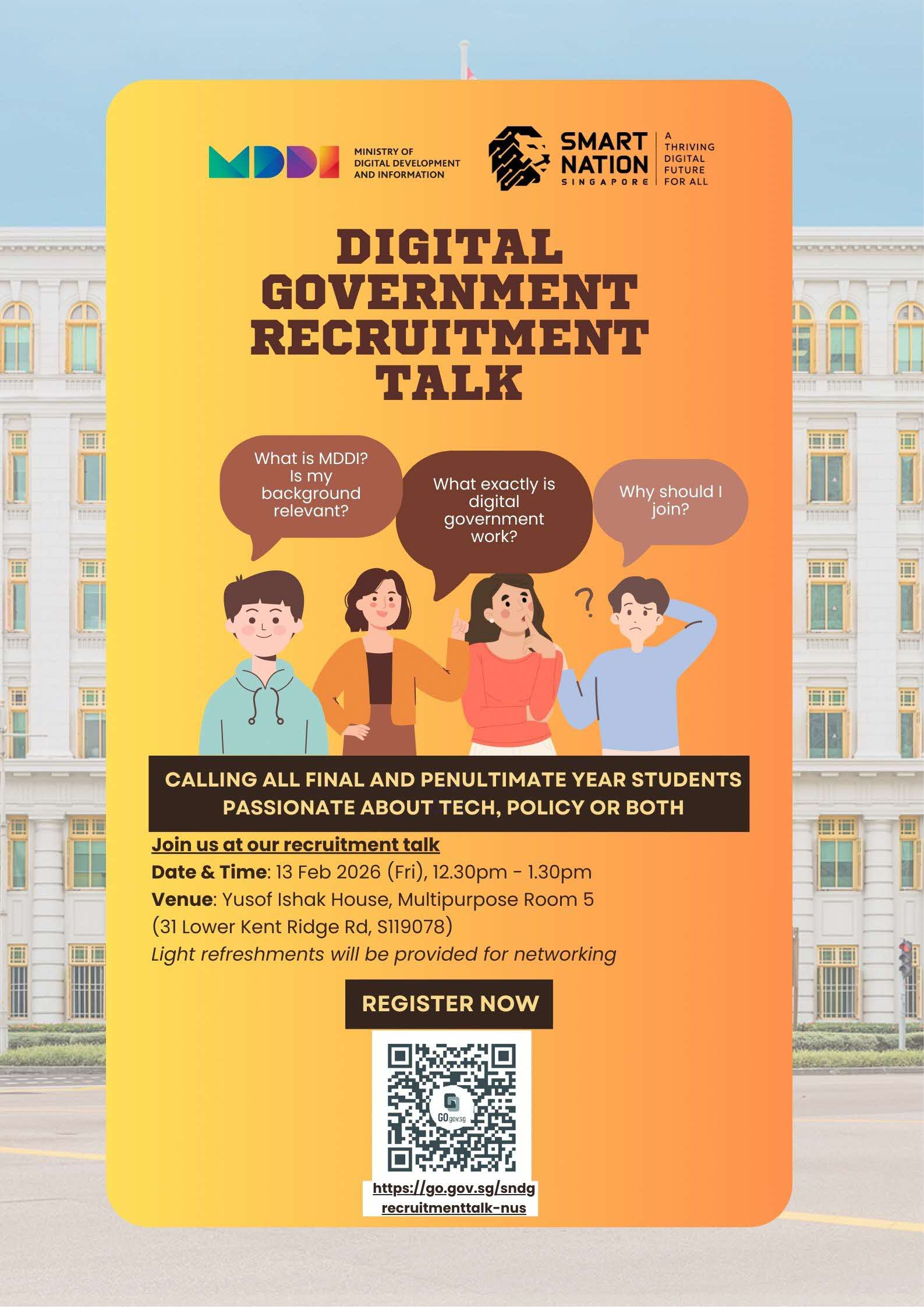 Digital Government Recruitment Talk 2026 EDM image