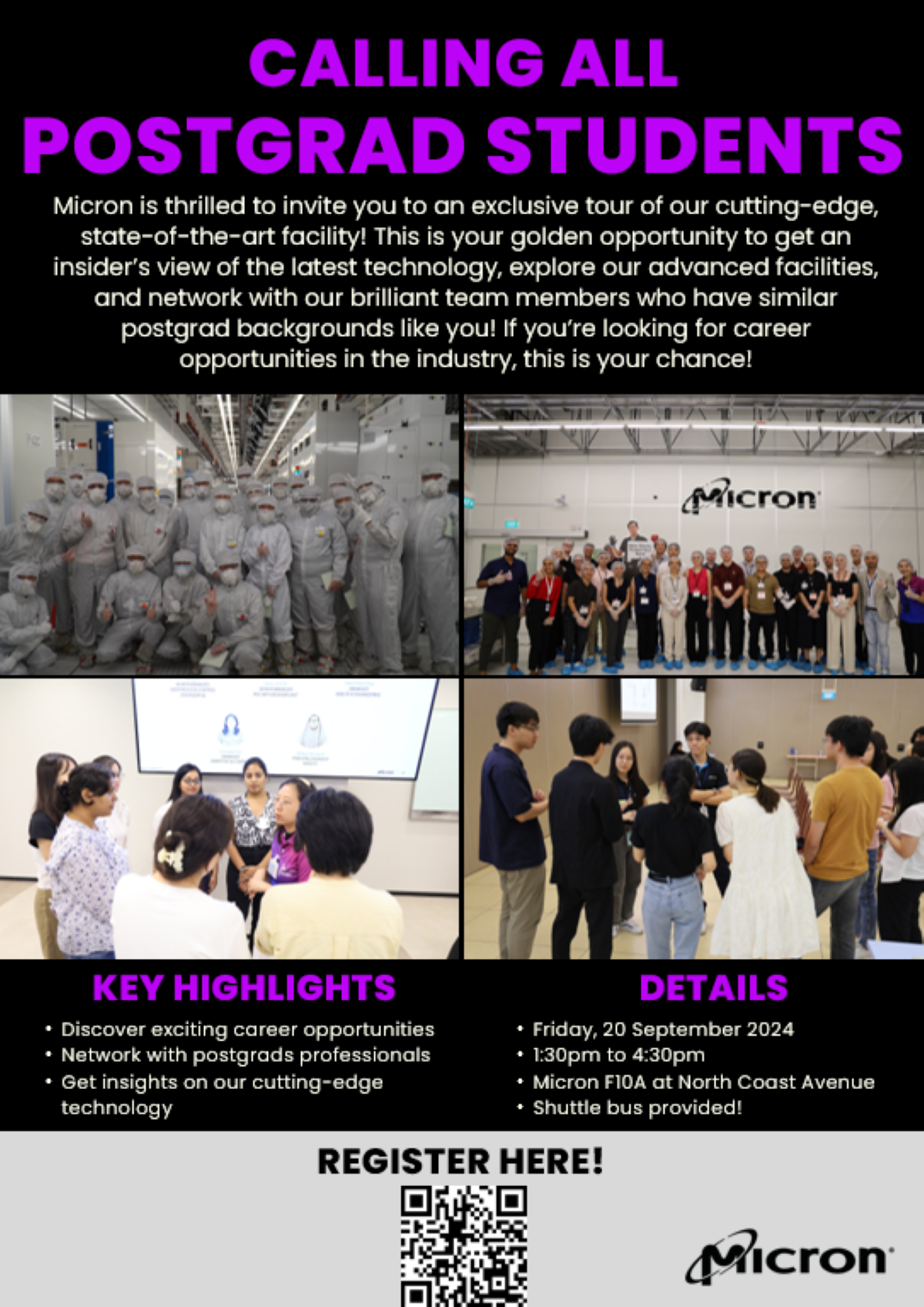 Micron Postgraduate Tour EDM image