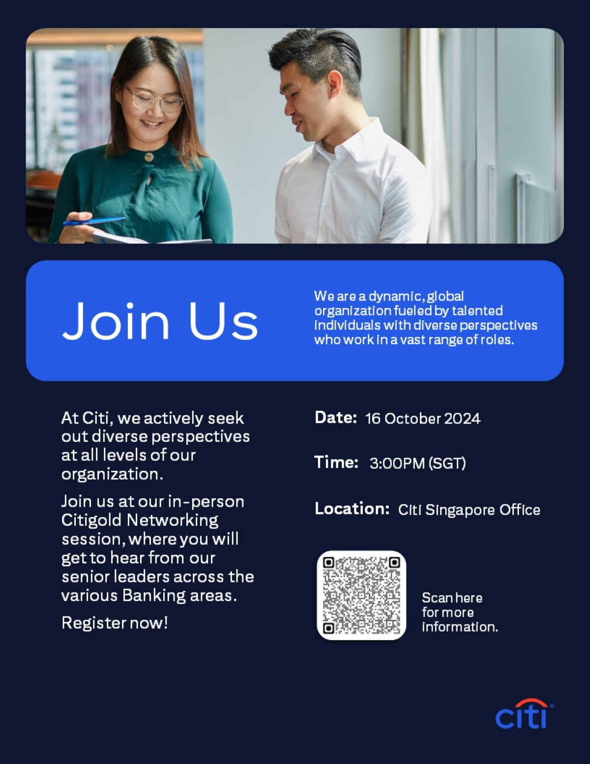 Networking session with Citigold EDM image