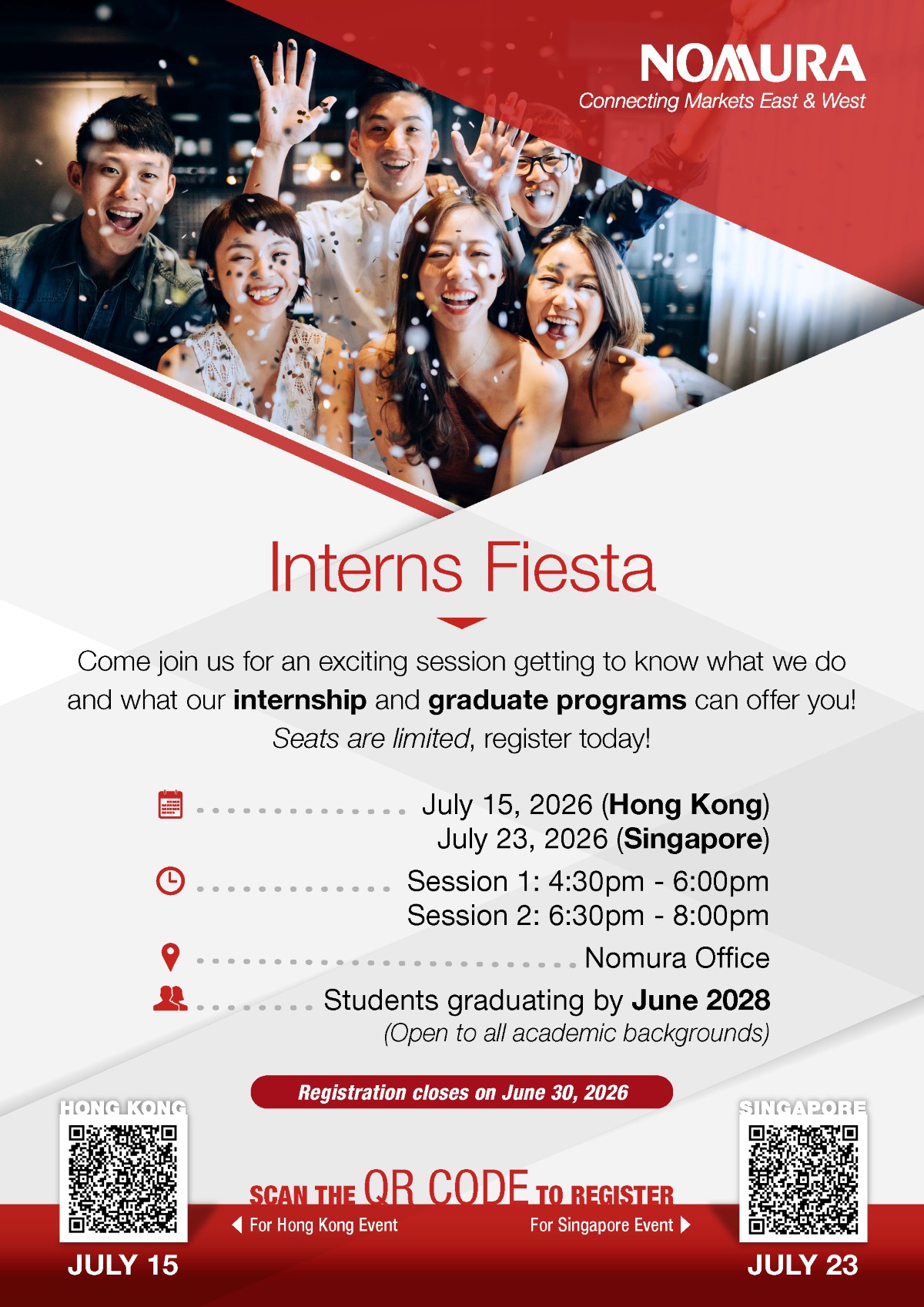 Nomura - Interns Fiesta  EDM image