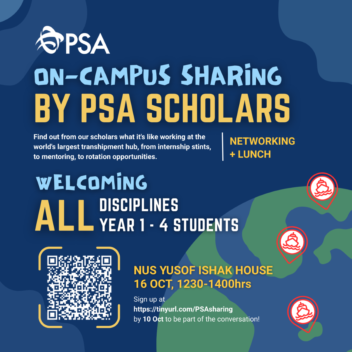 PSA Undergraduate Scholarship Sharing EDM image