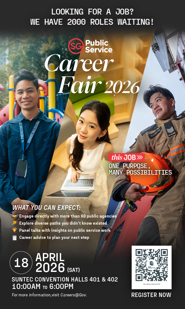 SG Public Service Career Fair 2026 EDM image