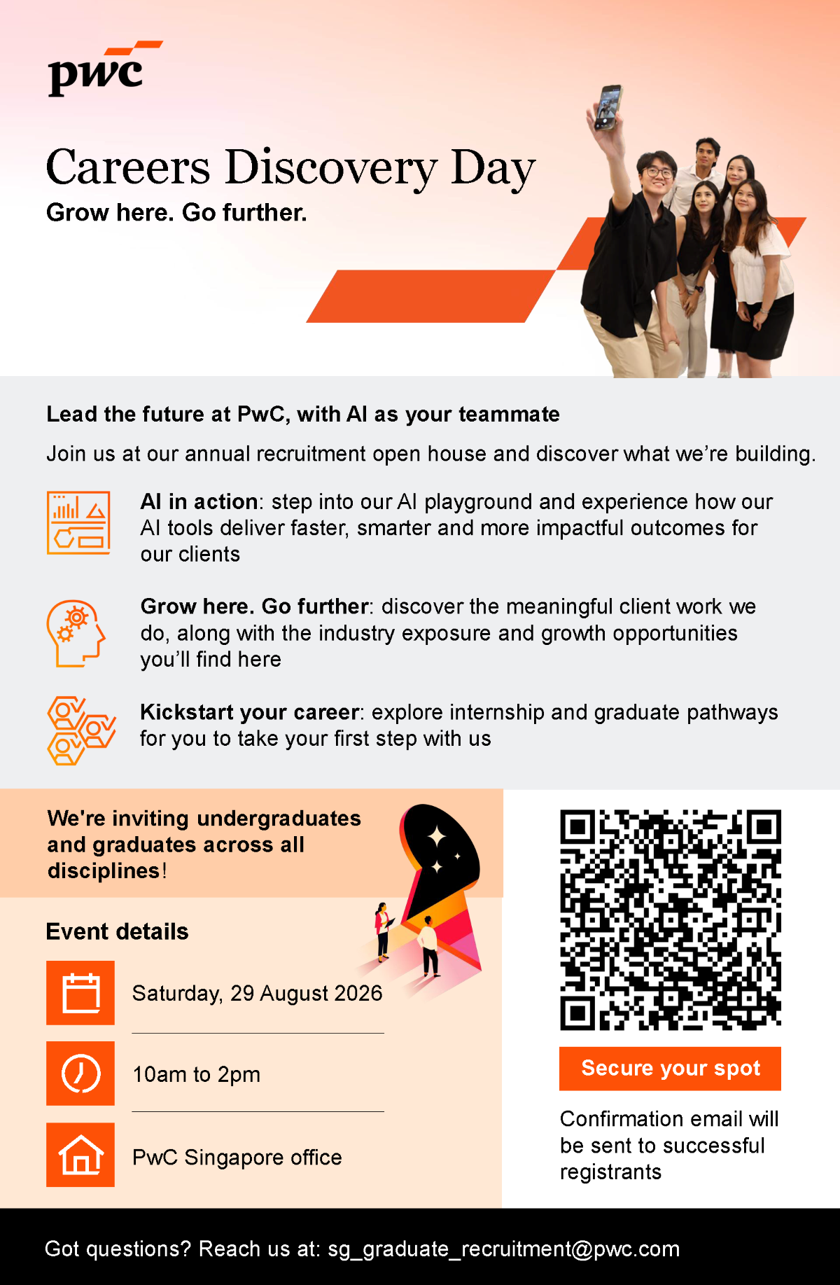 PwC Career Discovery Day EDM image