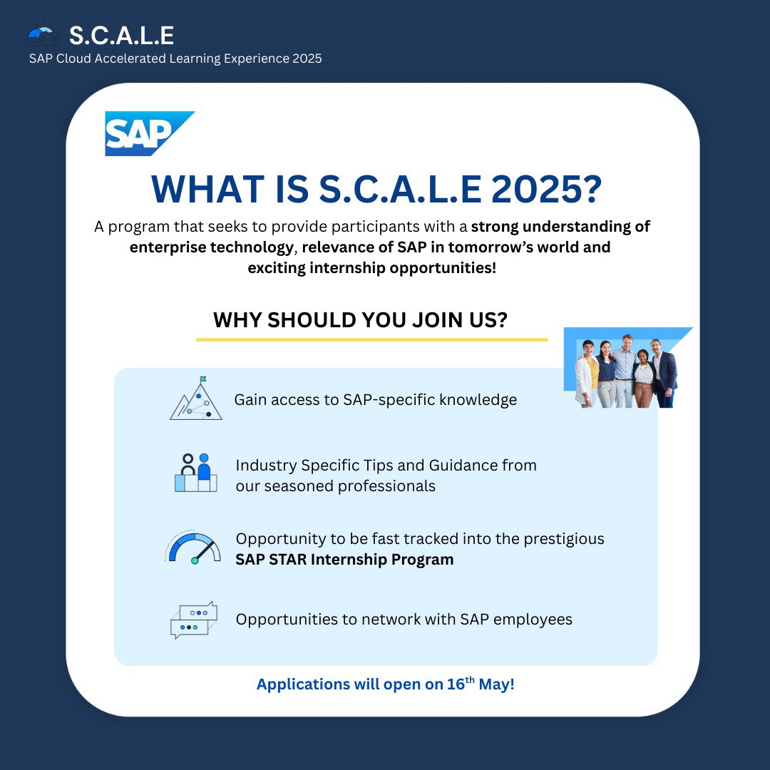 SAP Cloud Accelerated Learning Experience (S.C.A.L.E. 2025)  EDM image