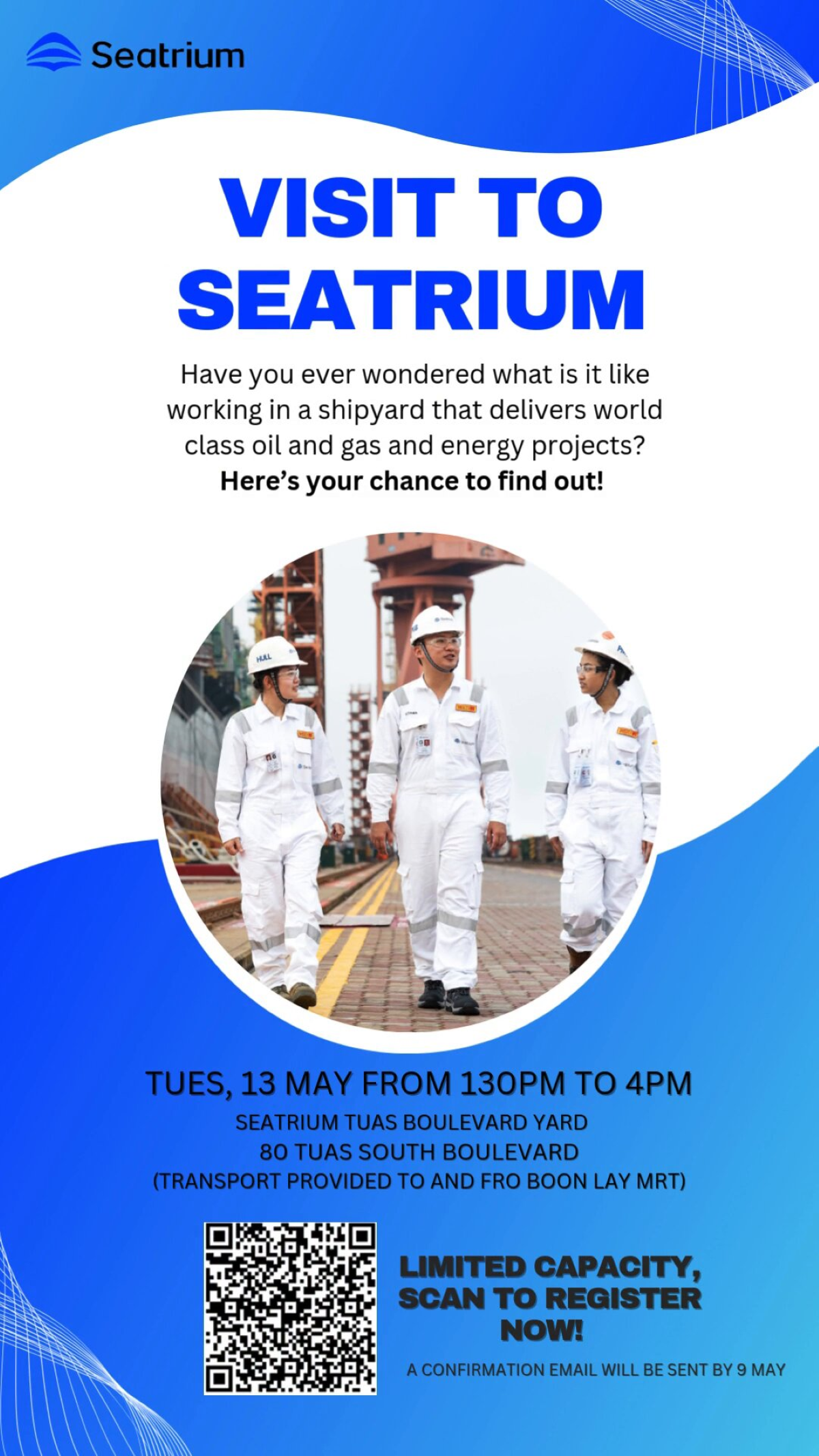 Seatrium Tuas Yard Visit EDM image