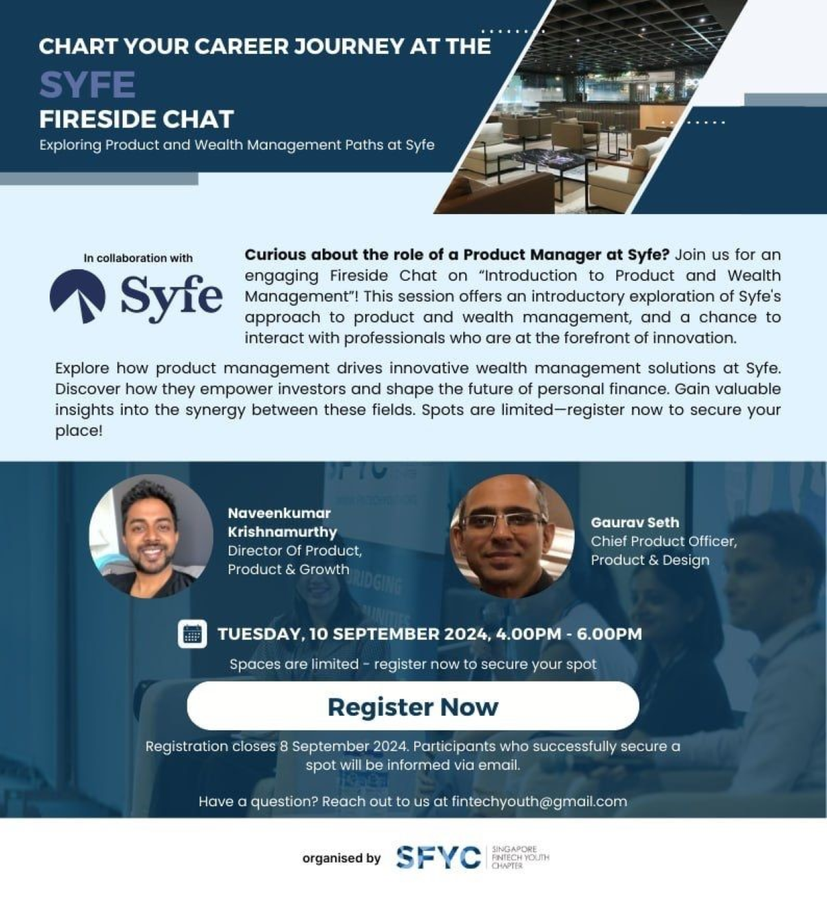 SFYC x Syfe Fireside Chat 2024 EDM image