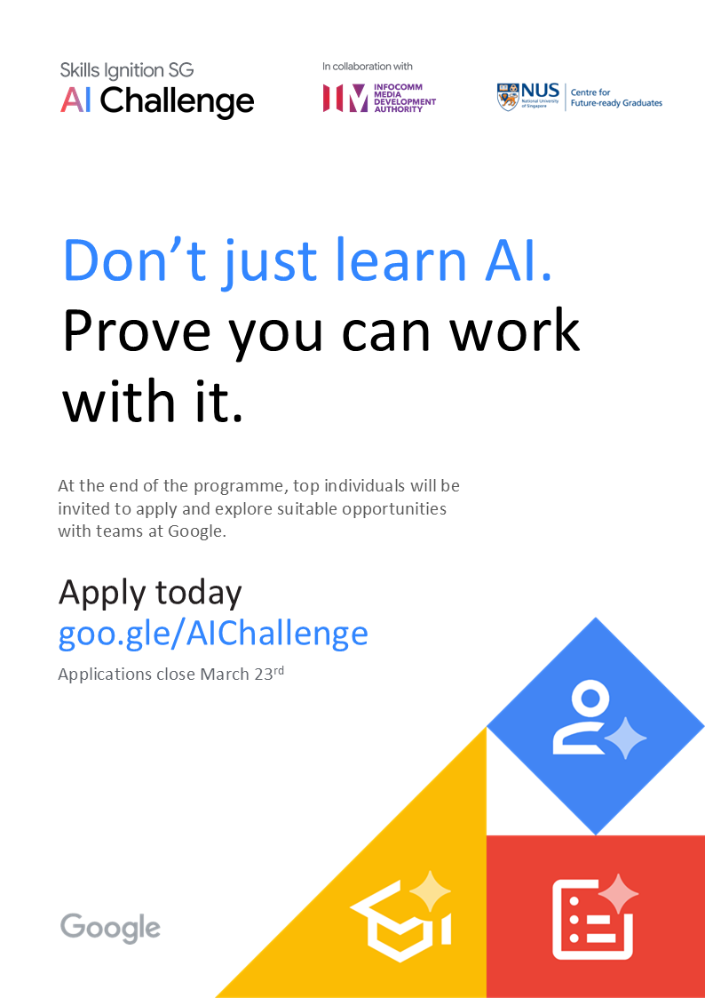 Skills Ignition SG AI Challenge  EDM image