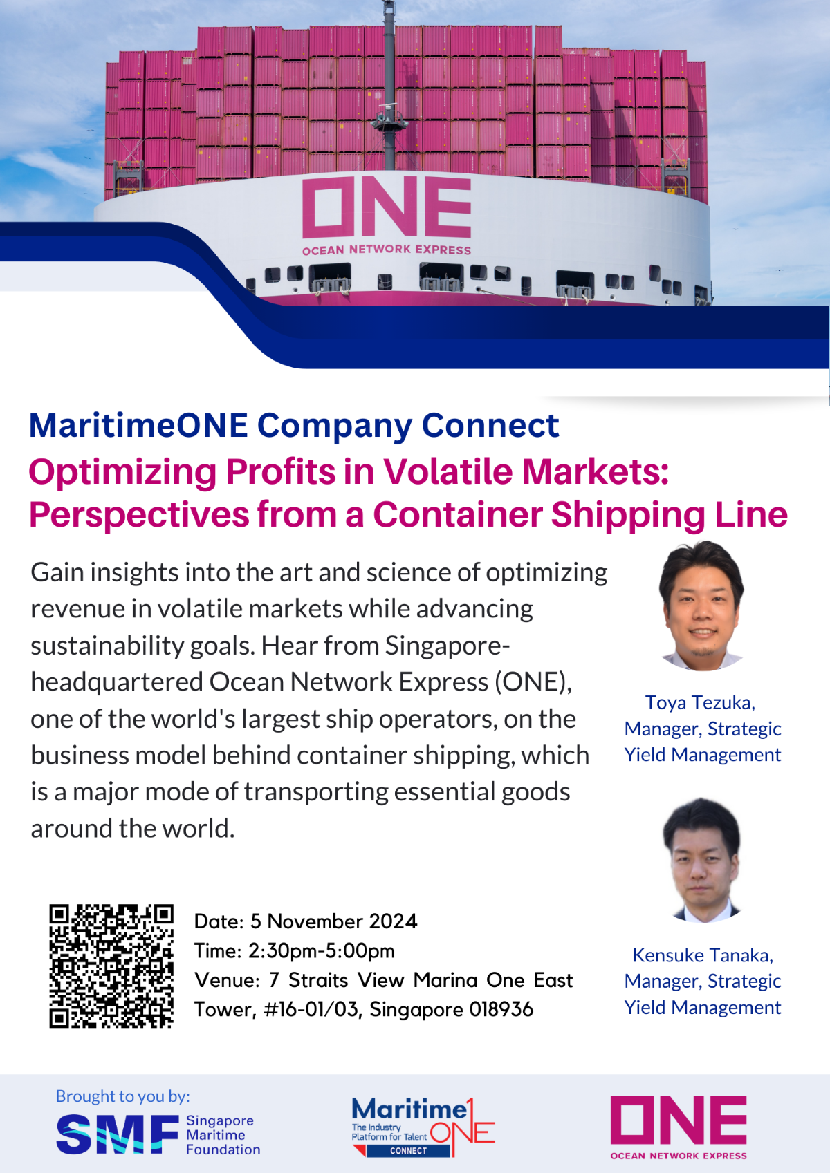 MaritimeONE Company Connect--Ocean Network Express (ONE) EDM image