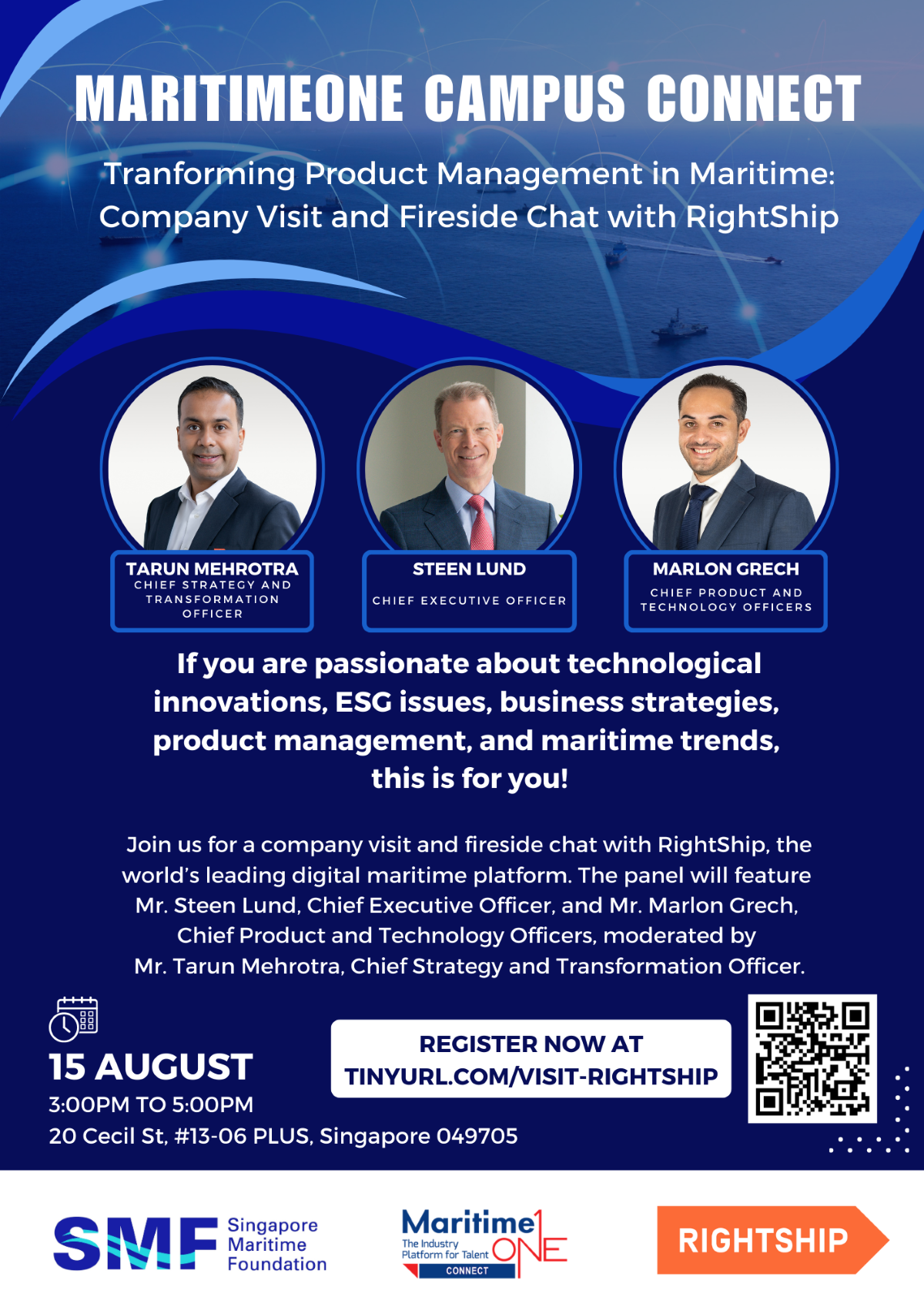 Company Visit and Fireside Chat with RightShip EDM image