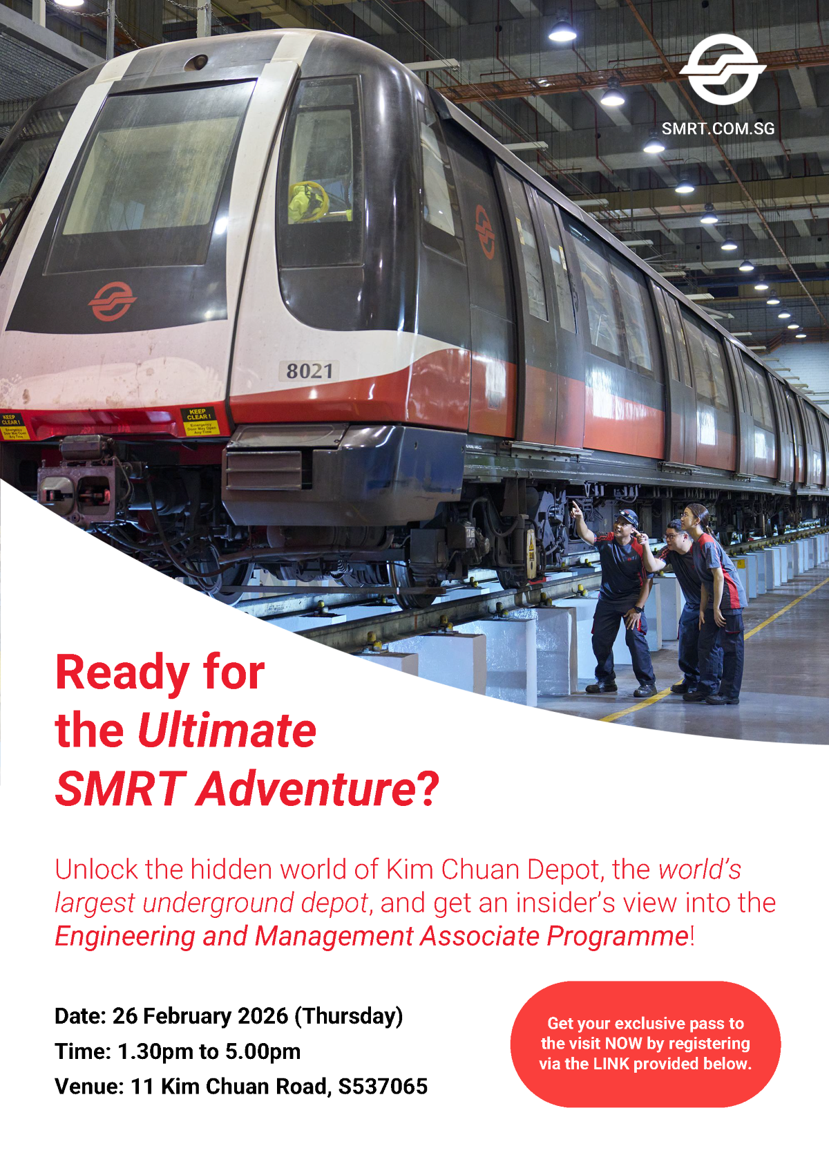 Industry Visit to SMRT Kim Chuan Depot EDM image